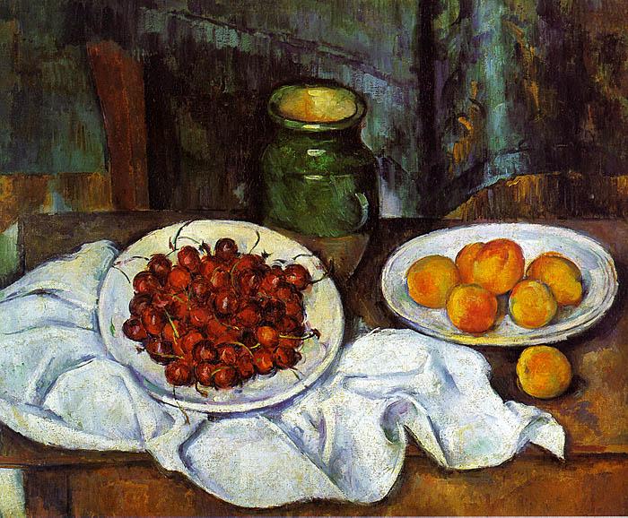 Paul Cezanne Cherries and Peaches Spain oil painting art